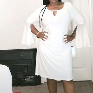 Ashley Stewart white dress